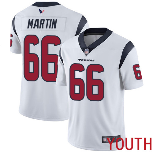 Houston Texans Limited White Youth Nick Martin Road Jersey NFL Football 66 Vapor Untouchable